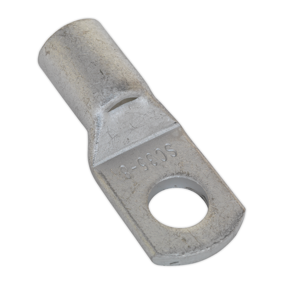 Sealey LT358 35mm_ x 8mm Copper Lug Terminal - Pack of 10
