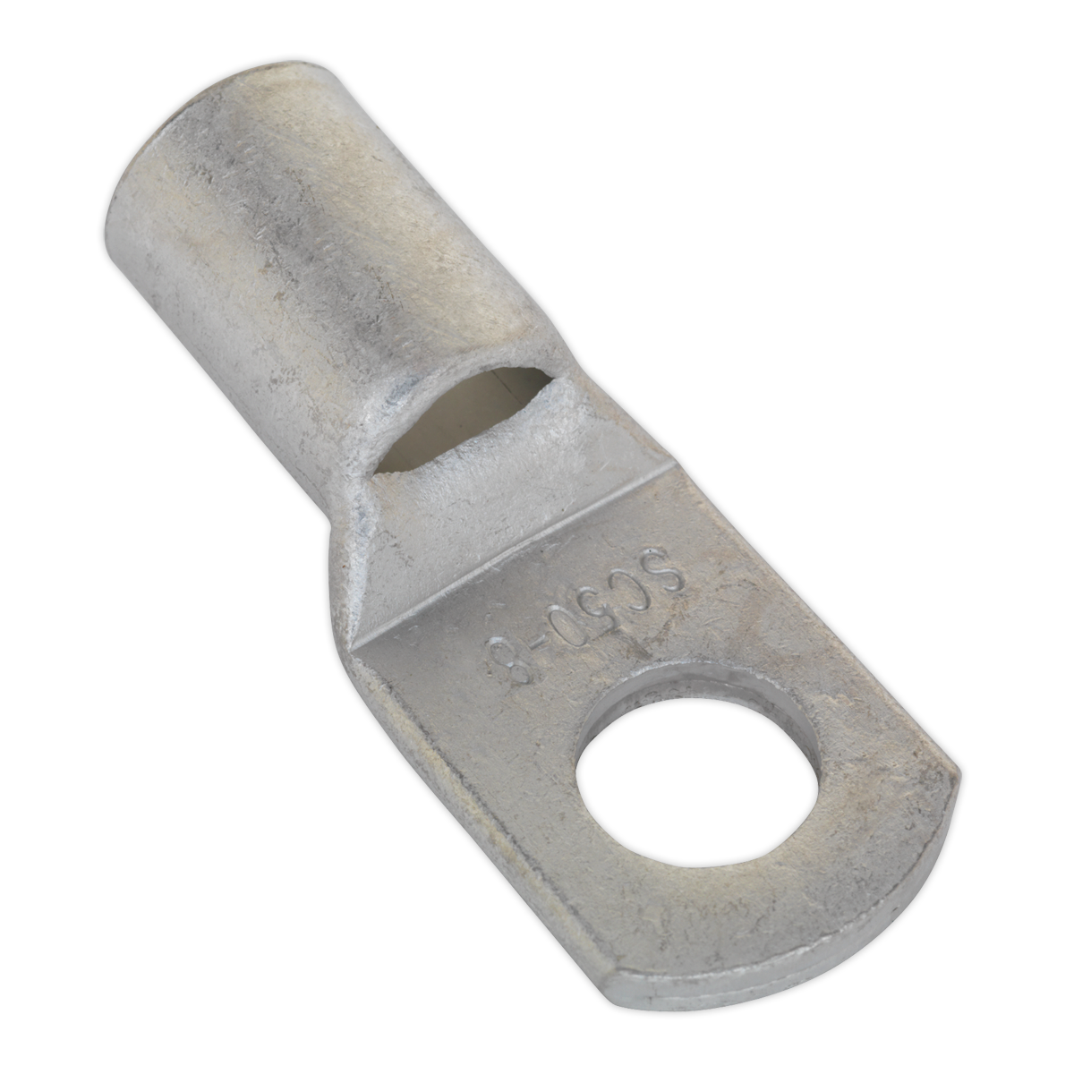 Sealey LT508 50mm_ x 8mm Copper Lug Terminal - Pack of 10