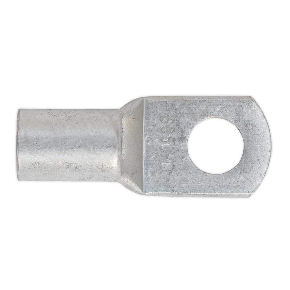 Sealey LT508 50mm_ x 8mm Copper Lug Terminal - Pack of 10