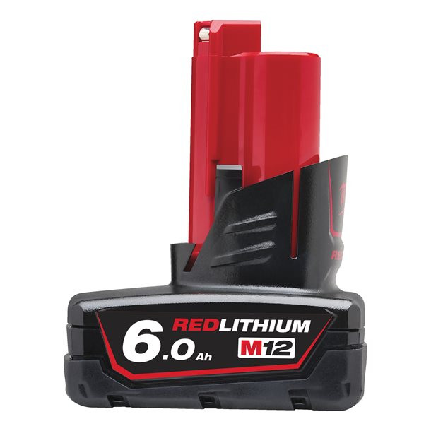 Milwaukee M12B6 6.0Ah Battery 12V REDLITHIUM Twin Pack