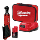 Milwaukee 4933448110 M12 IR-201B 3/8 Sub Compact Ratchet Kit