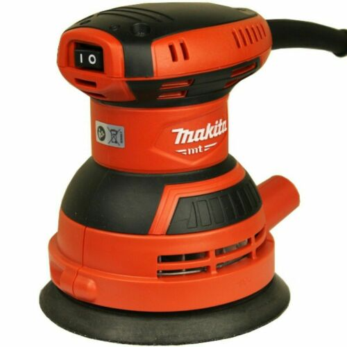 Makita M9204 125mm 5" 240v Electric Random Orbital Sander with Dust Bag & Disc