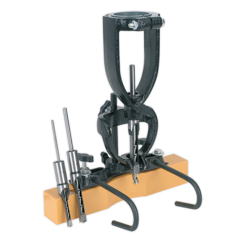 Sealey MA10 40-65mm Wood Mortising Attachment with Chisels