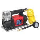 Sealey MAC04 12V Heavy-Duty Tyre Inflator/Mini Air Compressor