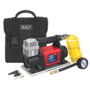 Sealey MAC04 12V Heavy-Duty Tyre Inflator/Mini Air Compressor