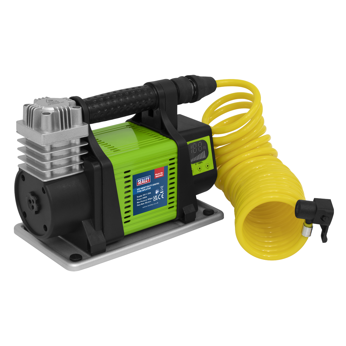 Sealey MAC05D 12V Heavy-Duty Digital Tyre Inflator