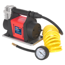 Sealey MAC05 12V Heavy-Duty Tyre Inflator/Mini Air Compressor