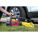 Sealey MAC06 12V Heavy-Duty Tyre Inflator/Mini Air Compressor