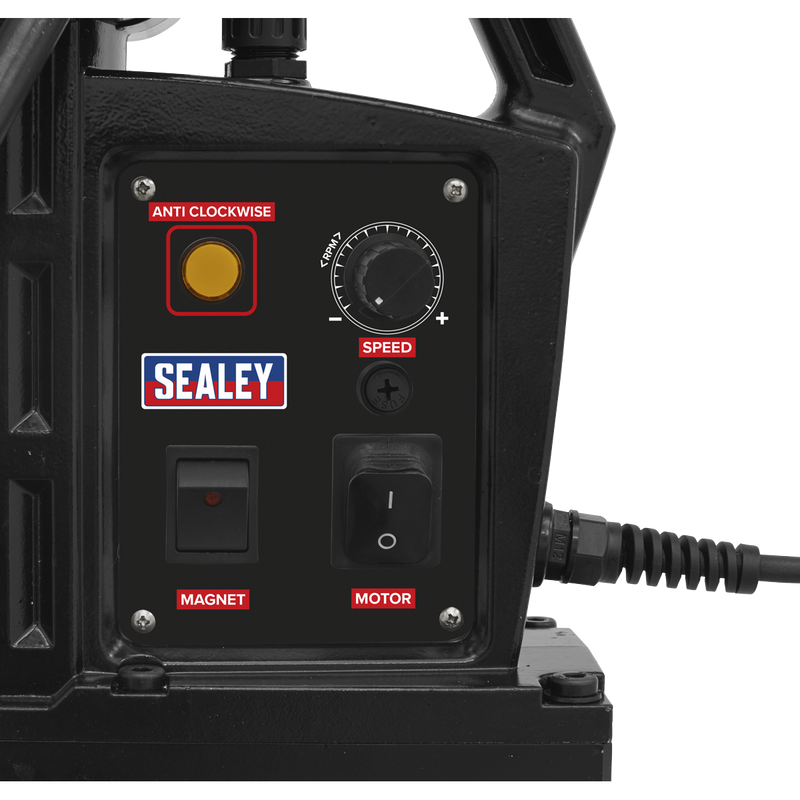 Sealey MAG60230VHD 60mm Heavy-Duty Magnetic Drilling Machine 230V
