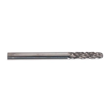 Sealey MCB002 3mm Micro Carbide Burr Ball Nose Cylinder - Pack of 3