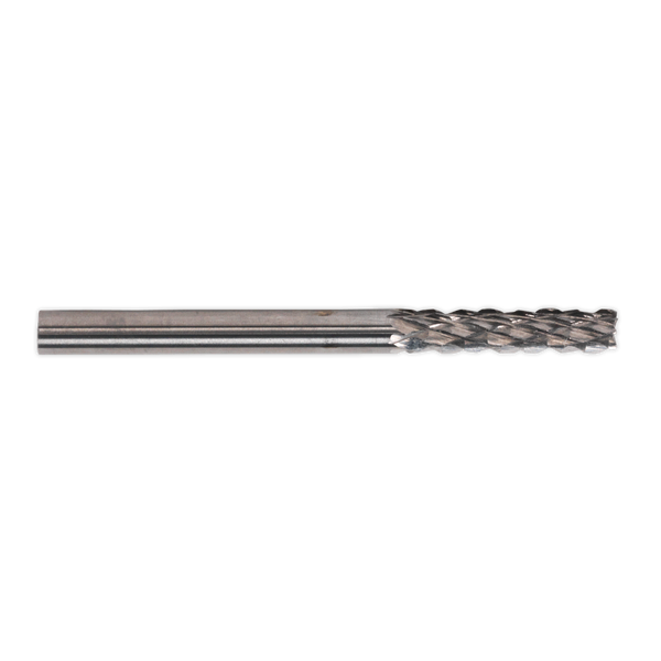 Sealey MCB003 3mm Micro Carbide Burr Cylinder with End Cutter - Pack of 3