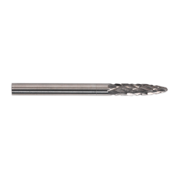Sealey MCB006 3mm Micro Carbide Burr Ball Nose Tree - Pack of 3