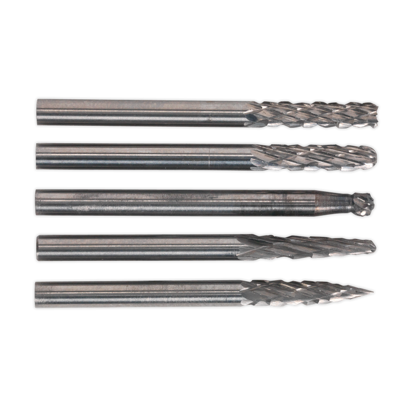 Sealey MCBSET01 5pc Micro Burr Set