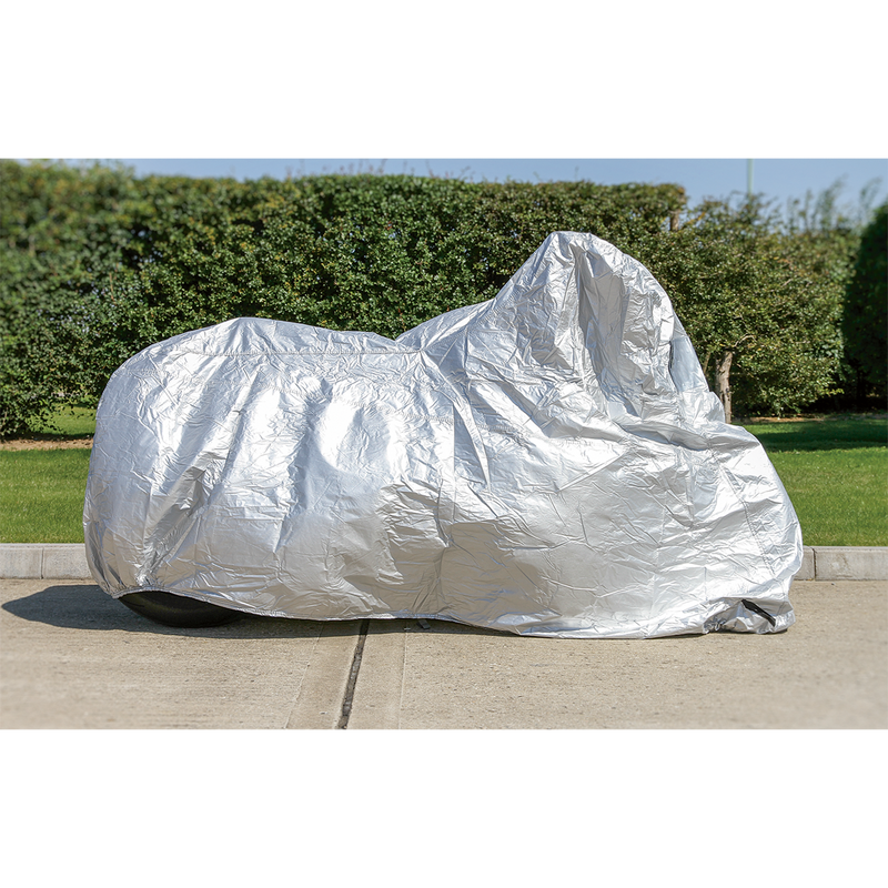 Sealey MCM Medium Motorcycle Cover 2320 x 1000 x 1350mm
