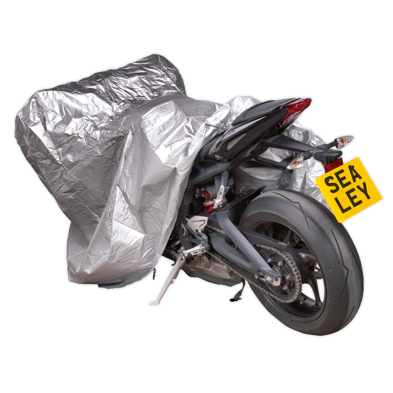 Sealey MCM Medium Motorcycle Cover 2320 x 1000 x 1350mm