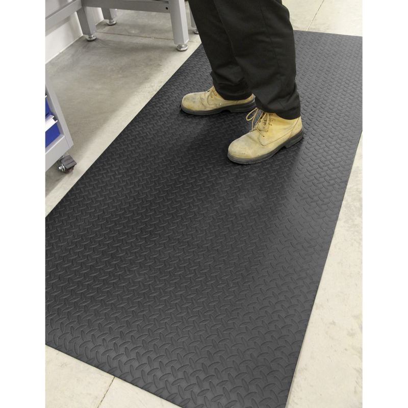 Sealey MCR0919 910 x 1980mm Anti-Fatigue Workshop Matting