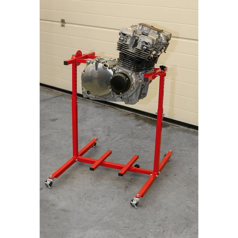 Sealey MES02 75kg Engine Rebuild Stand - Multi-Cylinder