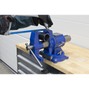 Sealey MFV150 150mm Cast Iron Multifunction Swivel Base Vice