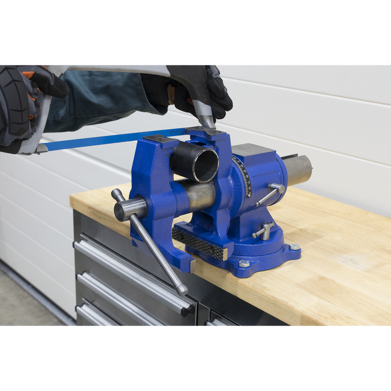 Sealey MFV150 150mm Cast Iron Multifunction Swivel Base Vice