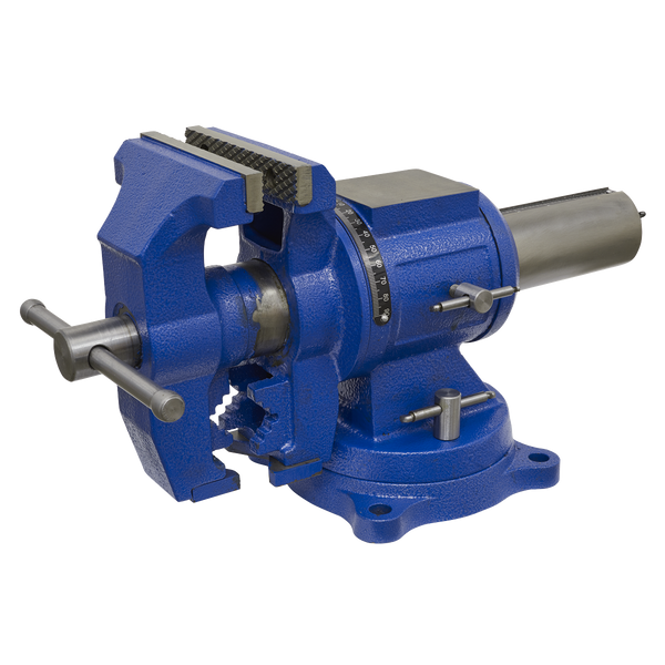 Sealey MFV150 150mm Cast Iron Multifunction Swivel Base Vice