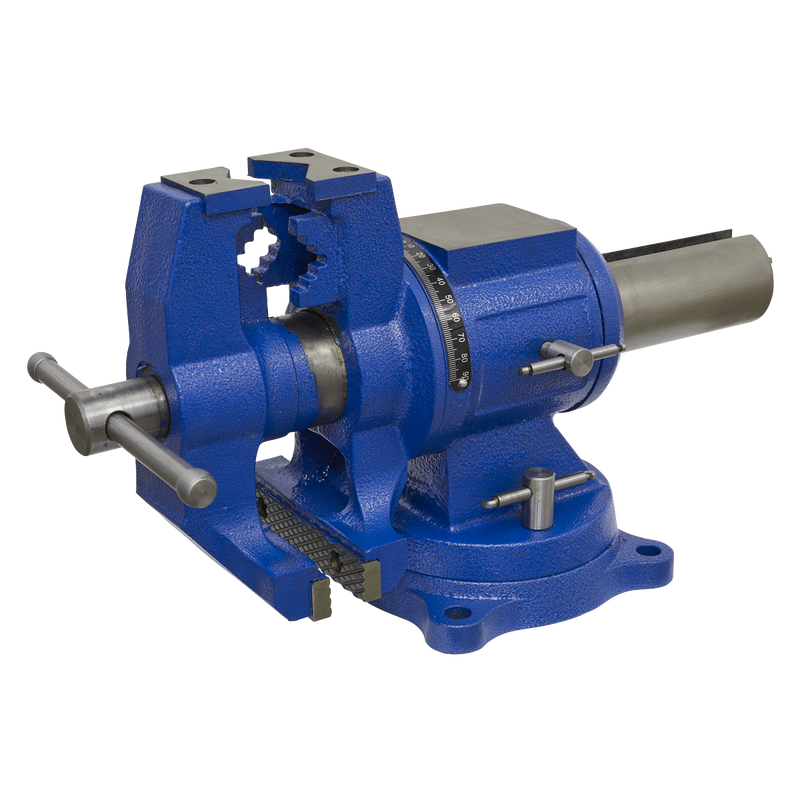 Sealey MFV150 150mm Cast Iron Multifunction Swivel Base Vice