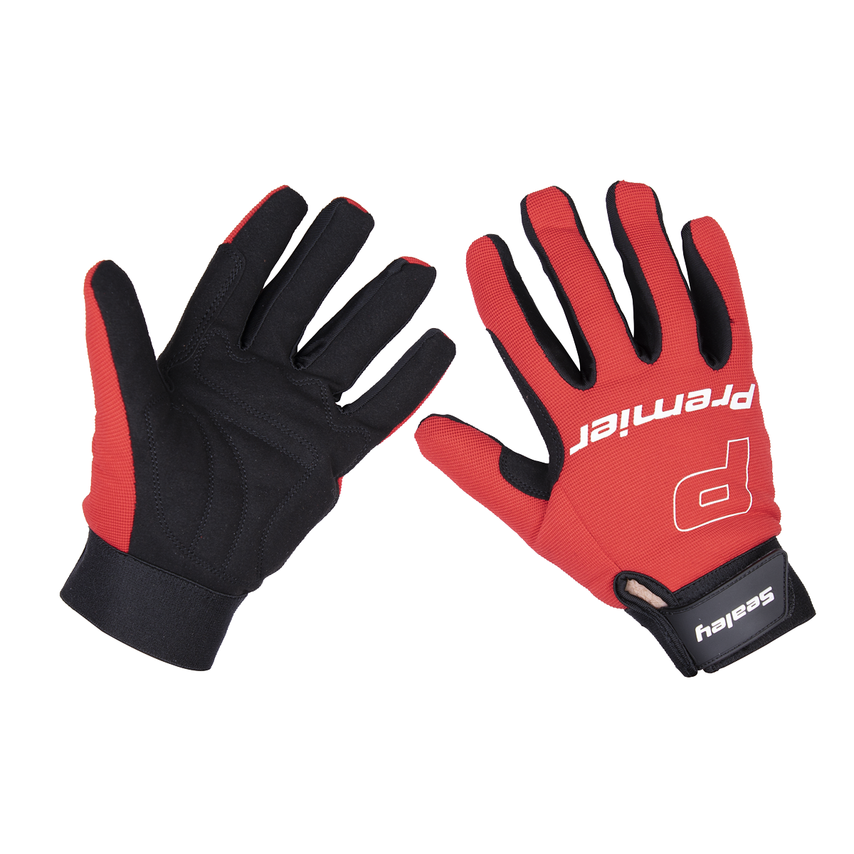 Sealey MG796L Mechanic's Gloves Padded Palm - Large Pair