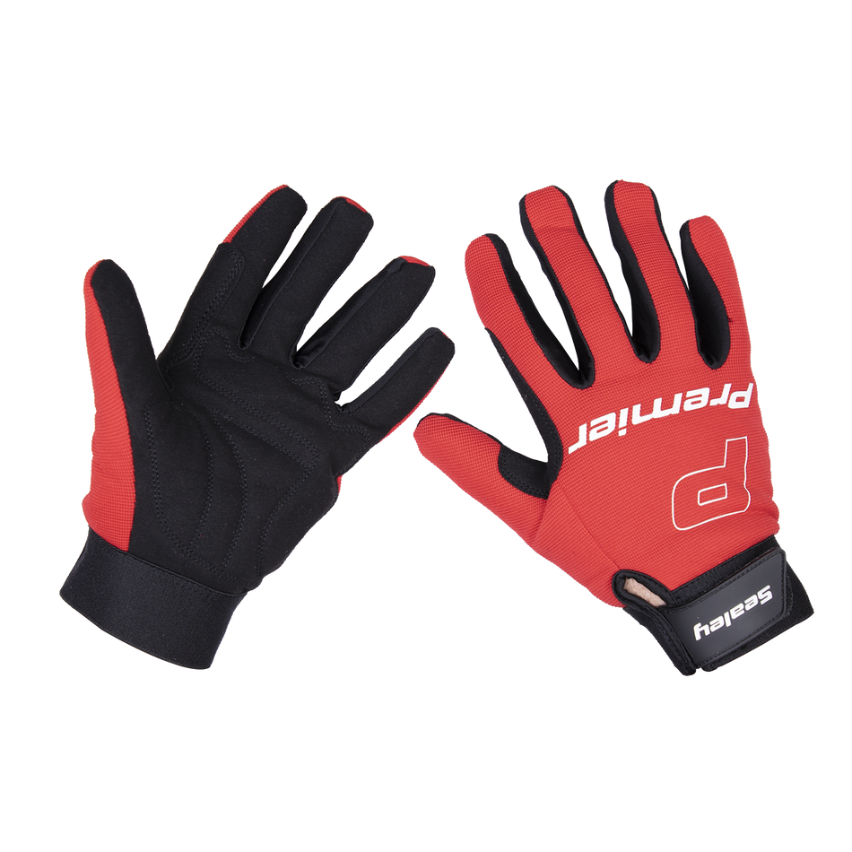 Sealey MG796XL Mechanic's Gloves Padded Palm - Extra-Large Pair