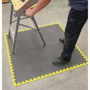 Sealey MIC1218Y3 1240 x 1825mm Interlocking EVA Foam Workshop Mat Set with Hi-Vis Edges