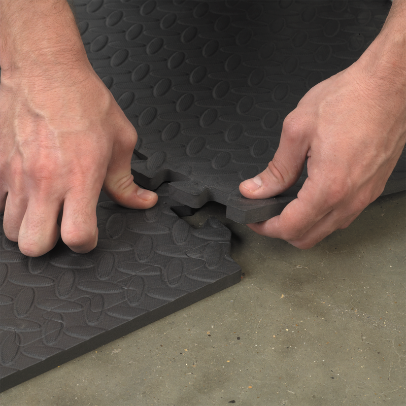 Sealey MIC1218 1200 x 1800mm Interlocking EVA Foam Workshop Mat Set
