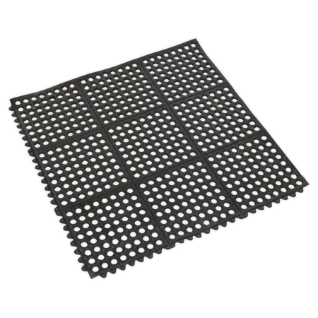 Sealey MIC9292 920 x 920mm Interlocking Anti-Fatigue Matting