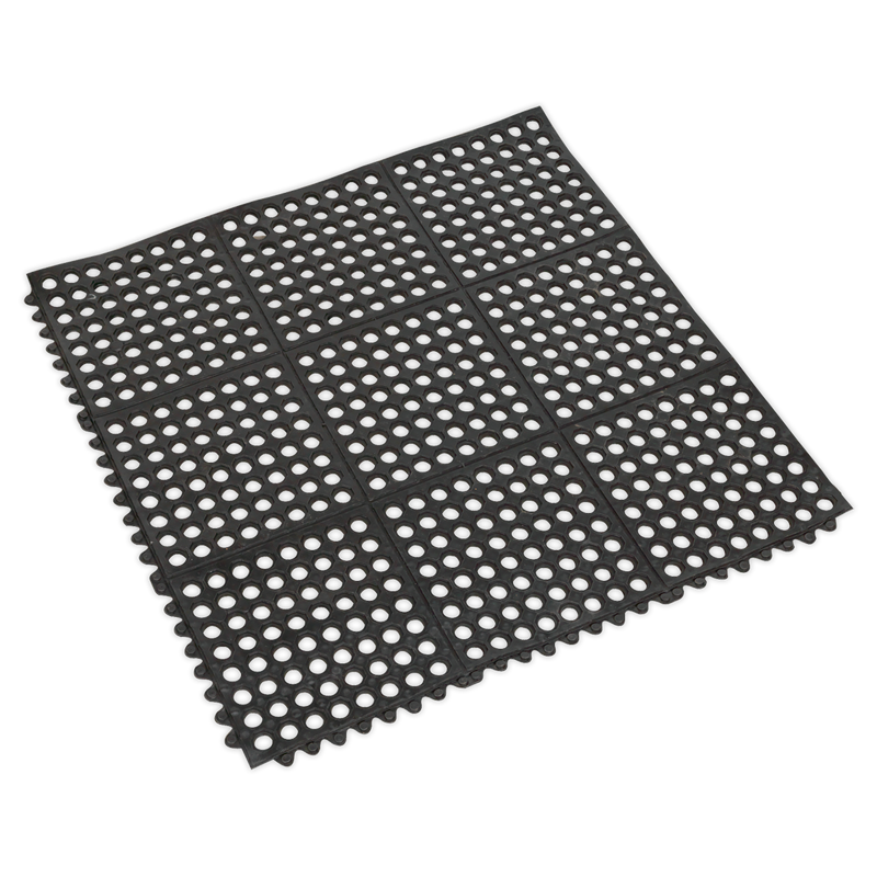 Sealey MIC9292 920 x 920mm Interlocking Anti-Fatigue Matting