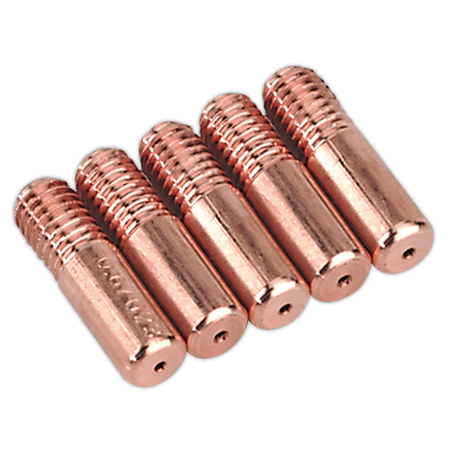 Sealey MIG952 Contact Tip 0.8mm MB14 - Pack of 5