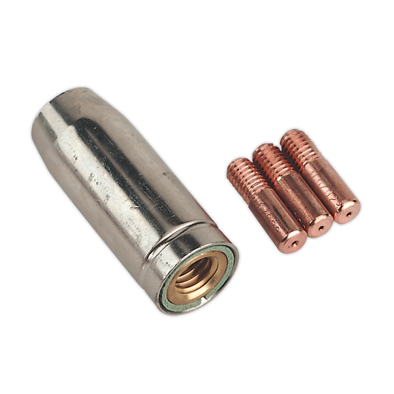 Sealey MIG953 Conical Nozzle x 1 Contact Tip 0.6mm x 3 MB14