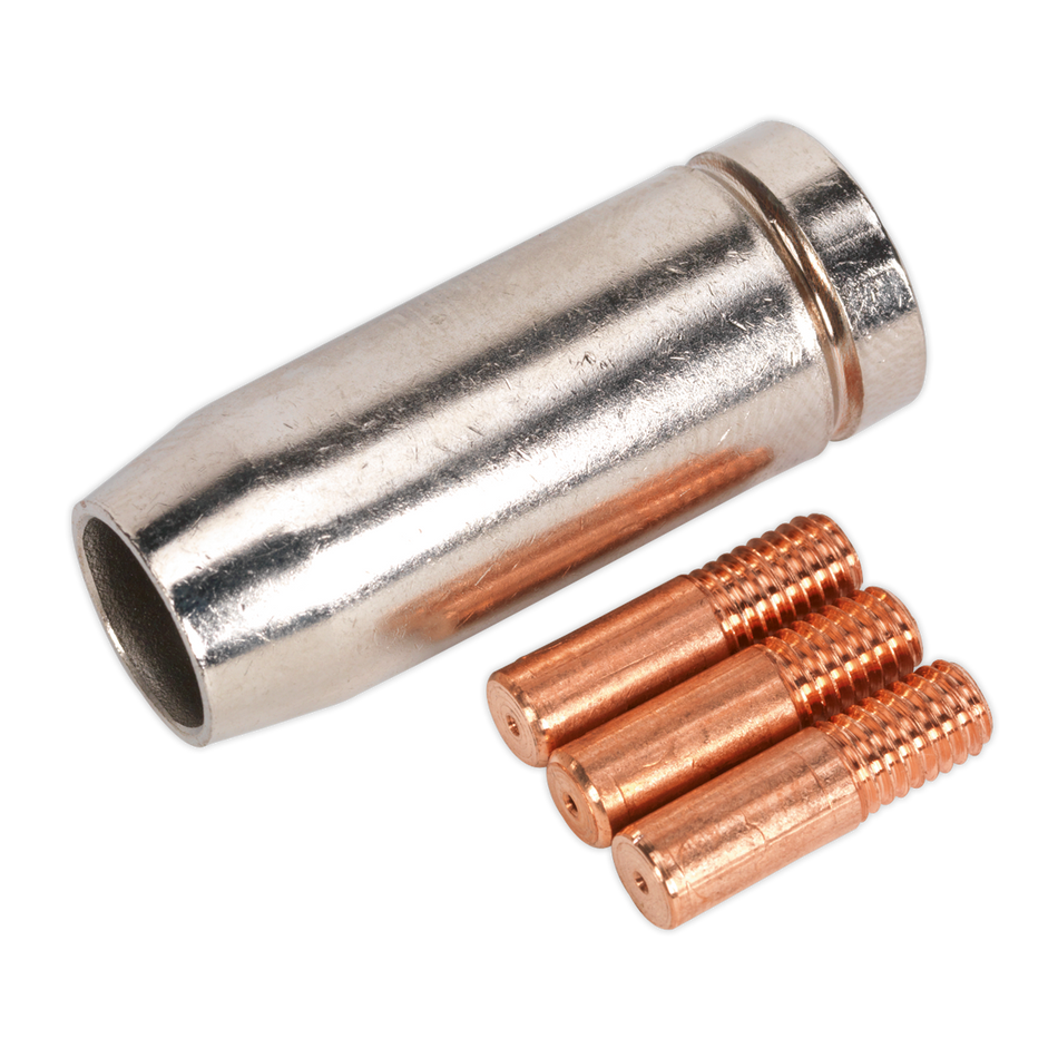 Sealey MIG953 Conical Nozzle x 1 Contact Tip 0.6mm x 3 MB14
