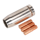 Sealey MIG953 Conical Nozzle x 1 Contact Tip 0.6mm x 3 MB14
