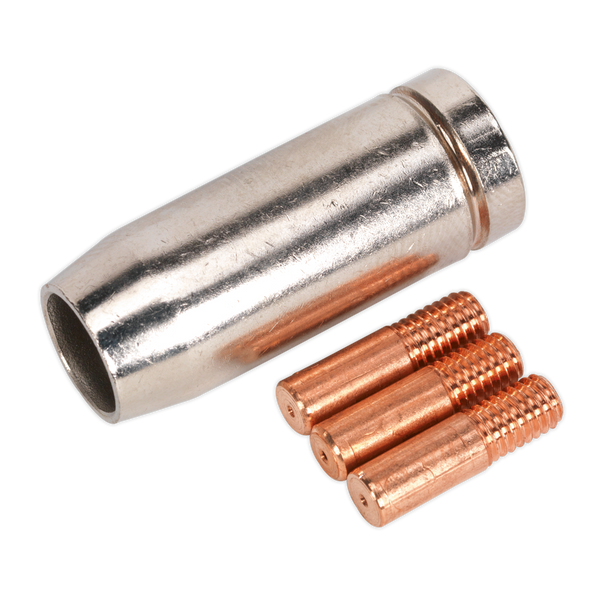 Sealey MIG953 Conical Nozzle x 1 Contact Tip 0.6mm x 3 MB14