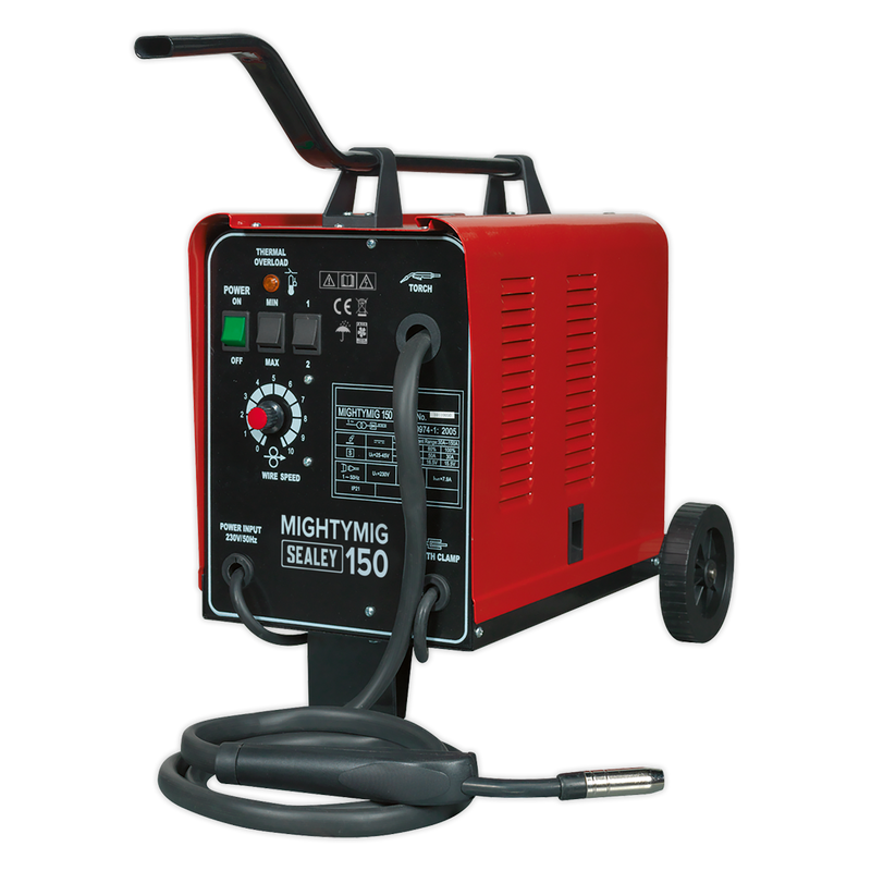 Sealey MIGHTYMIG150 150A Professional Gas/No-Gas MIG Welder