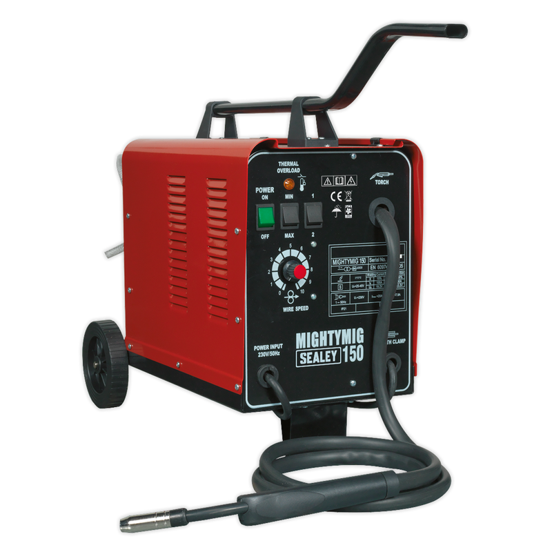 Sealey MIGHTYMIG150 150A Professional Gas/No-Gas MIG Welder