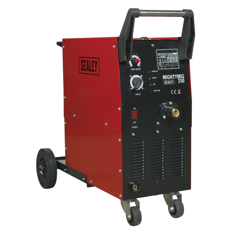 Sealey MIGHTYMIG250 250Amp Professional Gas/No-Gas MIG Welder with Euro Torch