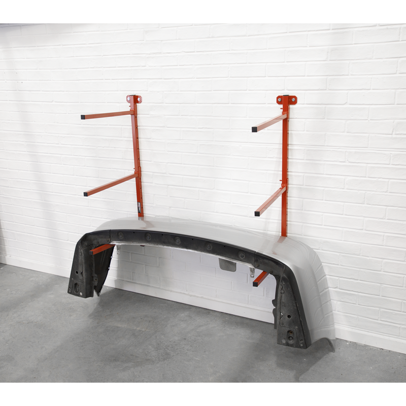 Sealey MK56 Wall Mounting Folding Bumper Rack