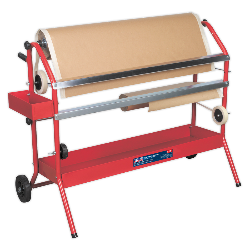 Sealey MK67 Masking Paper Dispenser Trolley 2 x 900mm
