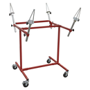Sealey MK71 Alloy Wheel Painting/Repair Stand - 4 Wheel Capacity