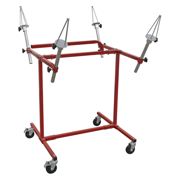 Sealey MK71 Alloy Wheel Painting/Repair Stand - 4 Wheel Capacity