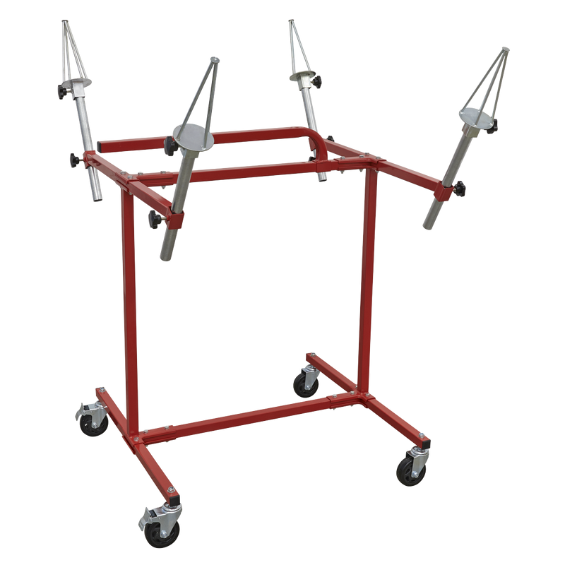 Sealey MK71 Alloy Wheel Painting/Repair Stand - 4 Wheel Capacity