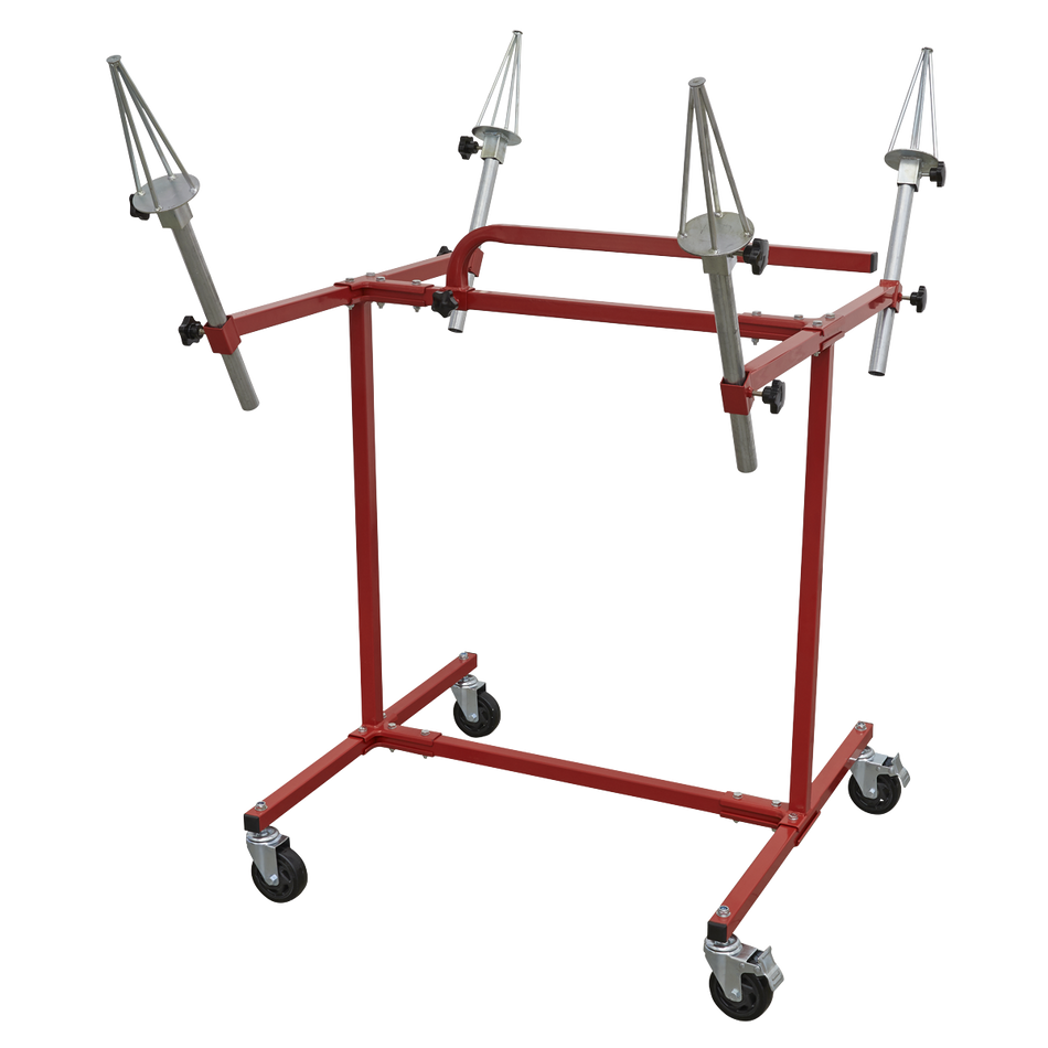Sealey MK71 Alloy Wheel Painting/Repair Stand - 4 Wheel Capacity