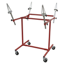 Sealey MK71 Alloy Wheel Painting/Repair Stand - 4 Wheel Capacity