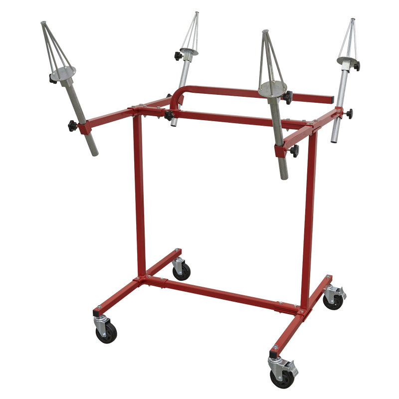 Sealey MK71 Alloy Wheel Painting/Repair Stand - 4 Wheel Capacity