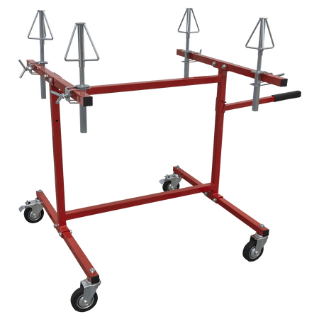 Sealey MK74 Alloy Wheel Repair/Painting Stand - 4 Wheel Capacity
