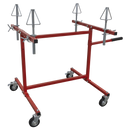 Sealey MK74 Alloy Wheel Repair/Painting Stand - 4 Wheel Capacity