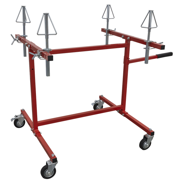 Sealey MK74 Alloy Wheel Repair/Painting Stand - 4 Wheel Capacity